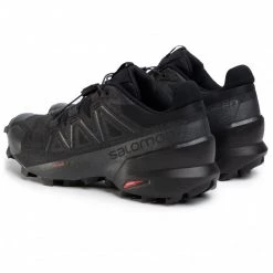 Femme Chaussures SALOMON - Speedcross 5 W 406849 21 G0 Black/Black/Phantom Noir -Salomon Soldes Magasin 0000206957429 04 sw