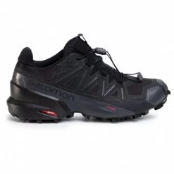 Femme Chaussures SALOMON - Speedcross 5 Gtx W GORE-TEX 407954 25 V0 Black/Black/Phantom Noir -Salomon Soldes Magasin 0000206957504 02 ws