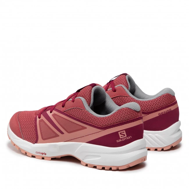 Femme Chaussures SALOMON - Sense J 409256 Garbet Rose/Beet Red/Coral Almond Rouge 5 Femme Chaussures SALOMON - Sense J 409256 Garbet Rose/Beet Red/Coral Almond Rouge – Image 3