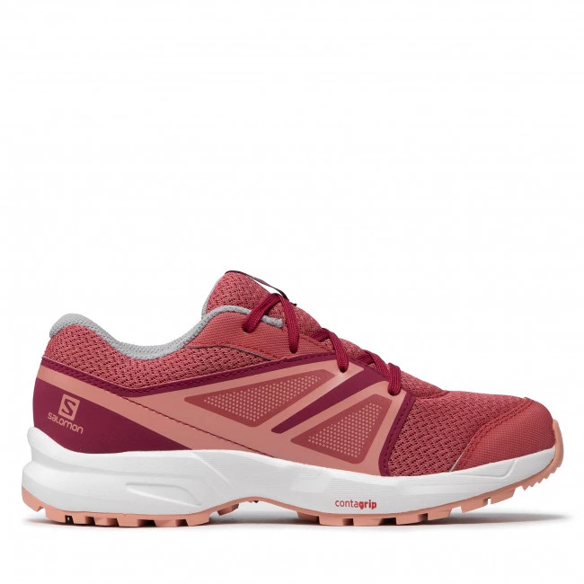 Femme Chaussures SALOMON - Sense J 409256 Garbet Rose/Beet Red/Coral Almond Rouge 4 Femme Chaussures SALOMON - Sense J 409256 Garbet Rose/Beet Red/Coral Almond Rouge – Image 2