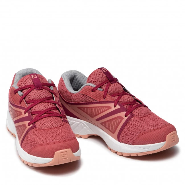 Femme Chaussures SALOMON - Sense J 409256 Garbet Rose/Beet Red/Coral Almond Rouge 7 Femme Chaussures SALOMON - Sense J 409256 Garbet Rose/Beet Red/Coral Almond Rouge – Image 5