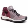 Femme Chaussures SALOMON - Tech Amphib 4 W 409855 25 V0 Quail/Rhododendron/Winetasting Rose -Salomon Soldes Magasin 0000206958129 01 mf