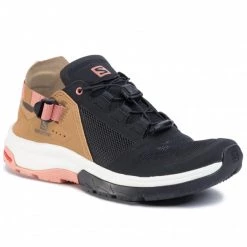 Femme Chaussures De Trekking SALOMON - Tech Amphib 4 W 409928 23 VO Black/Bistre/Tawny Orange Noir