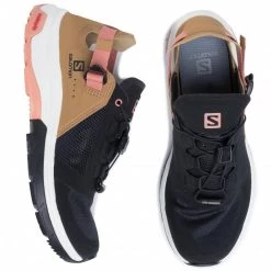 Femme Chaussures De Trekking SALOMON - Tech Amphib 4 W 409928 23 VO Black/Bistre/Tawny Orange Noir -Salomon Soldes Magasin 0000206958235 05 mn