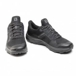 Femme Chaussures De Trekking SALOMON - Outline Prism 411224 20 M0 Black/Magnet/Quiet Shade Noir -Salomon Soldes Magasin 0000207941595 05 bs kopia