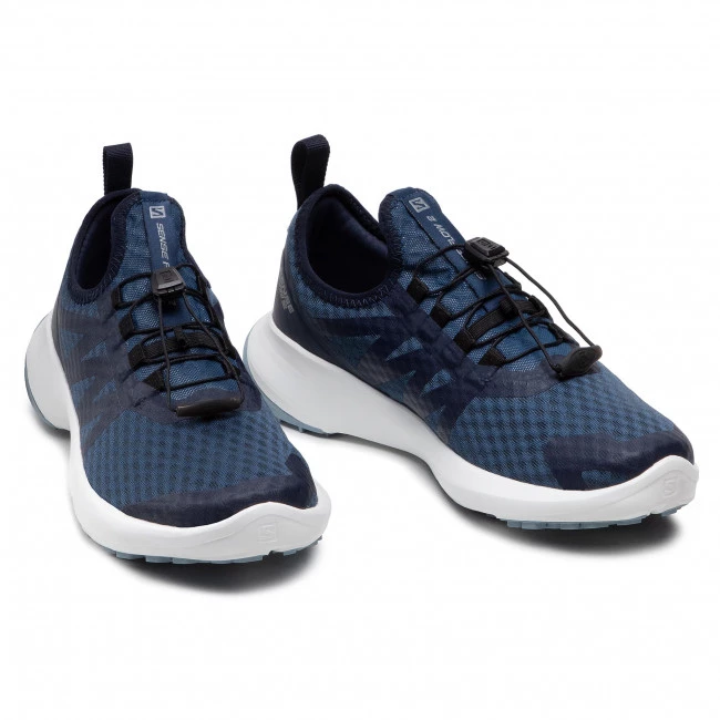 Homme Chaussures SALOMON - Sense Flow 2 412702 27 W0 Dark Denim/White/Ashley Blue Bleu Marine 7 Homme Chaussures SALOMON - Sense Flow 2 412702 27 W0 Dark Denim/White/Ashley Blue Bleu Marine – Image 5