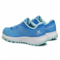 Femme Chaussures SALOMON - Trailster 2 W 412967 20 V0 Little Boy Blue/White/Tanager Turquoise Bleu -Salomon Soldes Magasin 0000207941793 02 rz