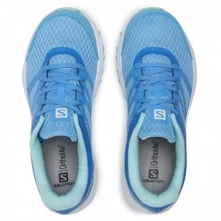 Femme Chaussures SALOMON - Trailster 2 W 412967 20 V0 Little Boy Blue/White/Tanager Turquoise Bleu -Salomon Soldes Magasin 0000207941793 04 rz