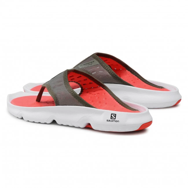 Homme Tongs SALOMON - Reelax Break 5.0 412777 31 M0 Deep Lichen Green/White/Cherry Tomato Vert 5 Homme Tongs SALOMON - Reelax Break 5.0 412777 31 M0 Deep Lichen Green/White/Cherry Tomato Vert – Image 3
