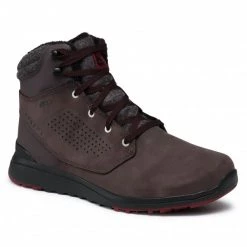 Homme Chaussures De Trekking SALOMON - Utility Winter Cs Wp 407975 28 V0 Shale/Black/Syrah Marron