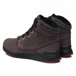 Homme Chaussures De Trekking SALOMON - Utility Winter Cs Wp 407975 28 V0 Shale/Black/Syrah Marron -Salomon Soldes Magasin 0000208288989 04 rz