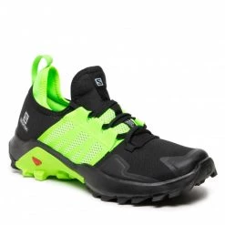 Homme Chaussures SALOMON - Madcross 413488 27 V0 Black/Green Gecko/Quiet Shade Noir