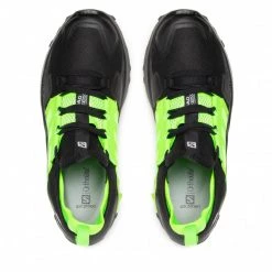 Homme Chaussures SALOMON - Madcross 413488 27 V0 Black/Green Gecko/Quiet Shade Noir -Salomon Soldes Magasin 0000208740449 07 wj