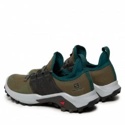 Homme Chaussures SALOMON - Madcross 414416 27 V0 Olive Night/Peat/Deep Teal Vert -Salomon Soldes Magasin 0000208740739 02 kt