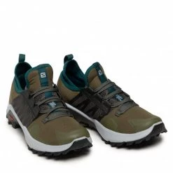 Homme Chaussures SALOMON - Madcross 414416 27 V0 Olive Night/Peat/Deep Teal Vert -Salomon Soldes Magasin 0000208740739 06 kt
