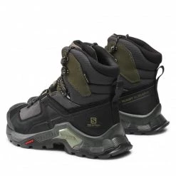 Homme Chaussures De Trekking SALOMON - Quest Element Gtx GORE-TEX 414571 28 V0 Black/Deep Lichen Green/Olive Night Vert -Salomon Soldes Magasin 0000208741224 02 rz
