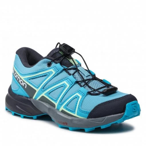 Enfant Chaussures SALOMON - Speedcross J 414472 09 M0 Delphinium Blue/Stormy Weather/India Ink Bleu -Salomon Soldes Magasin 0000208787017 01 rz