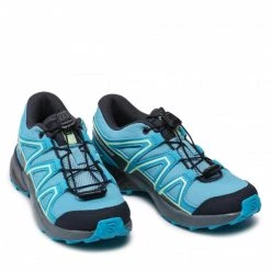 Enfant Chaussures SALOMON - Speedcross J 414472 09 M0 Delphinium Blue/Stormy Weather/India Ink Bleu -Salomon Soldes Magasin 0000208787017 03 rz