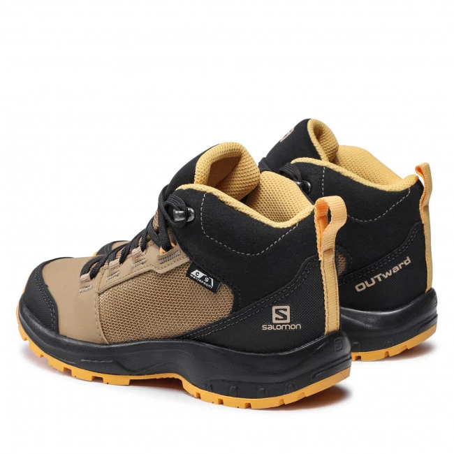 Enfant Chaussures De Trekking SALOMON - Outward Cswp J 412849 09 W0 Safari/Phantom/Warm Apricot Marron 5 Enfant Chaussures De Trekking SALOMON - Outward Cswp J 412849 09 W0 Safari/Phantom/Warm Apricot Marron – Image 3