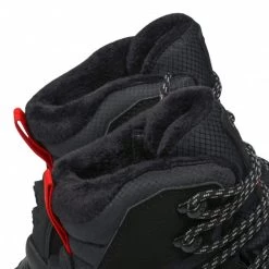 Femme Chaussures De Trekking SALOMON - Quest Winnter Thinsulate™ Climasalomon™ Waterproof 413666 20 V0 Black/Goji Berry/onument Noir -Salomon Soldes Magasin 0000208788267 04 rz