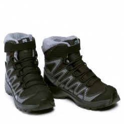 Garçon Bottes De Neige SALOMON - Xa Pro V8 Winter Cswp J 414334 09 W0 Black/Phantom/Quiet Shade Noir -Salomon Soldes Magasin 0000208788281 06 ks