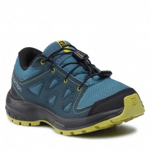 Enfant Chaussures SALOMON - Ili Pika J 408151 08 W0 Mallard Blue/Reflecting Pond/Citronelle Bleu Marine -Salomon Soldes Magasin 0000209255126 01 rz 1