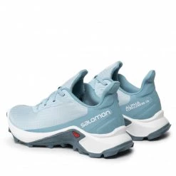 Femme Chaussures SALOMON - Alphacross 3 414465 20 V0 Crystal Blue/White/Delphin Blue Bleu -Salomon Soldes Magasin 0000209985467 02 pa