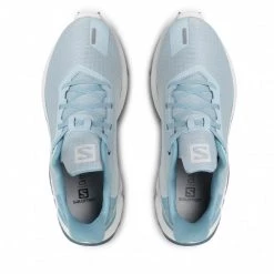 Femme Chaussures SALOMON - Alphacross 3 414465 20 V0 Crystal Blue/White/Delphin Blue Bleu -Salomon Soldes Magasin 0000209985467 06 pa