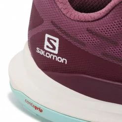 Femme Chaussures SALOMON - Ultra Glide 415987 20 V0 Tulipwood/White/Tanager Turquoise Bordeaux -Salomon Soldes Magasin 0000209985580 03 rz