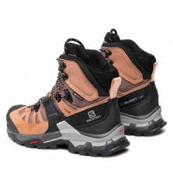 Homme Chaussures De Trekking SALOMON - Quest 4 Gtx W GORE-TEX 412930 20 V0 Sirocco/Mocha Mousse/Almond Cream Marron -Salomon Soldes Magasin 0000300020210 02 rz