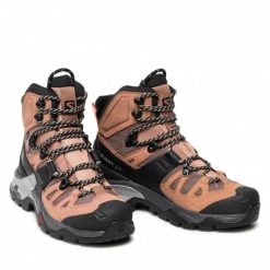 Homme Chaussures De Trekking SALOMON - Quest 4 Gtx W GORE-TEX 412930 20 V0 Sirocco/Mocha Mousse/Almond Cream Marron -Salomon Soldes Magasin 0000300020210 05 rz