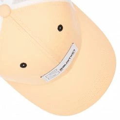 Accessoires Casquette SALOMON - Trucker Curved Cap C14655 17 G0 Almond Cream Orange -Salomon Soldes Magasin 0193128509408 04 rz