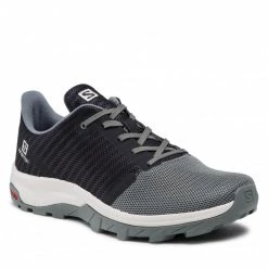 Homme Chaussures De Trekking SALOMON - Outbound Prism 415908 27 M0 Black/Castor Gray/Rainy Day Noir, Vert