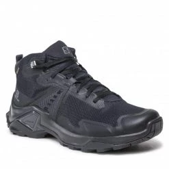 Homme Chaussures De Trekking SALOMON - X Raise 2 Mid Gtx GORE TEX 415988 Black/Black/Ebony Noir