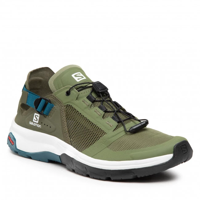 Homme Chaussures SALOMON - Tech Smphib 4 416126 Olivine/Olive Night/Legion Blue Vert 3 Homme Chaussures SALOMON - Tech Smphib 4 416126 Olivine/Olive Night/Legion Blue Vert