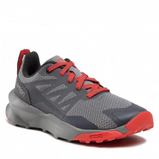 Enfant Chaussures De Trekking SALOMON - Patrol J 416781 09 M0 Quiet Shade/Magnet/Goji Berry Gris -Salomon Soldes Magasin 01 0000209668032 is