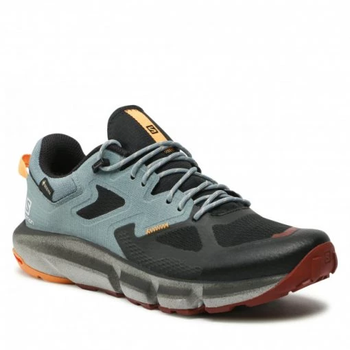 Homme Chaussures De Trekking SALOMON - Predict Hike Gtx GORE-TEX 415996 27 V0 Black/Tooper/Blazing Orange Noir, Bleu -Salomon Soldes Magasin 01 0000209670141 rz 1