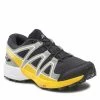 Unisexe Chaussures SALOMON - Speedcross Cswp J 416285 09 M0 Black/Wrought Iron/Lemon Noir -Salomon Soldes Magasin 01 0000209987331 rz
