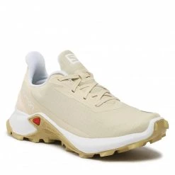 Femme Chaussures SALOMON - Alphacross 3 W 416001 21 W0 Frozen Dew/White/Leek Green Beige