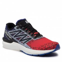 Homme Chaussures SALOMON - Sonic 5 Balance L41710100 Poppy Red/Clematis Blue/Black Rouge, Multicolore