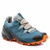 Homme Chaussures SALOMON - Speedcross 5 Gtx GORE-TEX 416123 29 V0 Mallard Blue/Wrought Iron/Vibrant Orange Bleu Marine -Salomon Soldes Magasin 01 0000301900153 bs