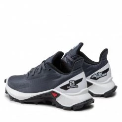 Unisexe Chaussures SALOMON - Alphacross Blast J 411160 09 W0 India Ink/White/Black Gris -Salomon Soldes Magasin 03 0000207229327 swa