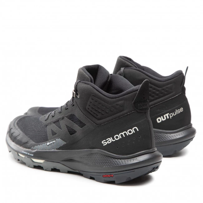 Homme Chaussures De Trekking SALOMON - OUTpulse Mid Gtx GORE-TEX 415888 27 V0 Black/Ebon/Vanilla Ice Noir 5 Homme Chaussures De Trekking SALOMON - OUTpulse Mid Gtx GORE-TEX 415888 27 V0 Black/Ebon/Vanilla Ice Noir – Image 3