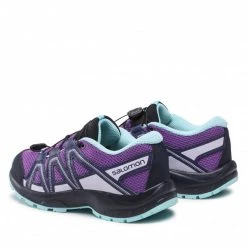 Enfant Chaussures De Trekking SALOMON - Kicka J 416799 11 W0 Royal Lilac/Night Sky/Purple Heather Violet -Salomon Soldes Magasin 03 0000300663240 rz