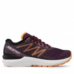 Femme Chaussures SALOMON - Sonic 5 Balance W 417104 20 V0 Grape Wine/Black/Blazing Orange Bordeaux -Salomon Soldes Magasin 03 0000301186502 fp