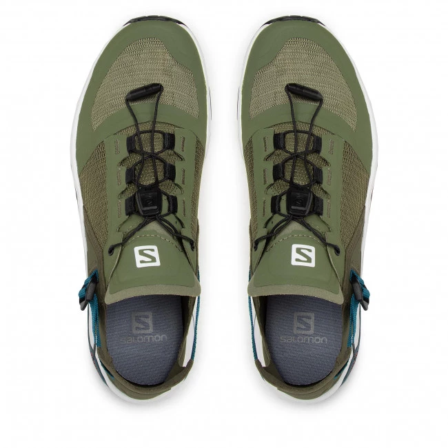 Homme Chaussures SALOMON - Tech Smphib 4 416126 Olivine/Olive Night/Legion Blue Vert 7 Homme Chaussures SALOMON - Tech Smphib 4 416126 Olivine/Olive Night/Legion Blue Vert – Image 5