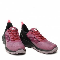 Femme Chaussures SALOMON - GORE-TEX Outpulse Gtx W 416897 21 V0 Tulipwood/Black/Poppy Red Violet -Salomon Soldes Magasin 05 0000209669954 rz