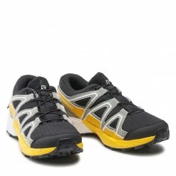 Unisexe Chaussures SALOMON - Speedcross Cswp J 416285 09 M0 Black/Wrought Iron/Lemon Noir -Salomon Soldes Magasin 05 0000209987331 rz