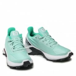 Unisexe Chaussures SALOMON - Alphacross Blast J 416215 09 V0 Yucca/White/black Vert -Salomon Soldes Magasin 05 0000209988222 rz