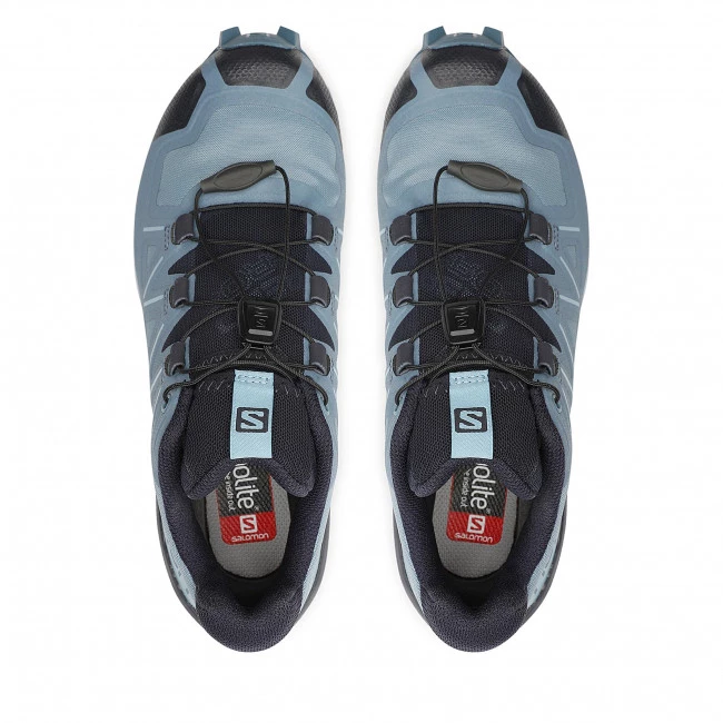 Femme Chaussures SALOMON - Speedcross 5 Wide W 414631 20 V0 Bluestone/Night Sky/Delphinium Blue Bleu 7 Femme Chaussures SALOMON - Speedcross 5 Wide W 414631 20 V0 Bluestone/Night Sky/Delphinium Blue Bleu – Image 5
